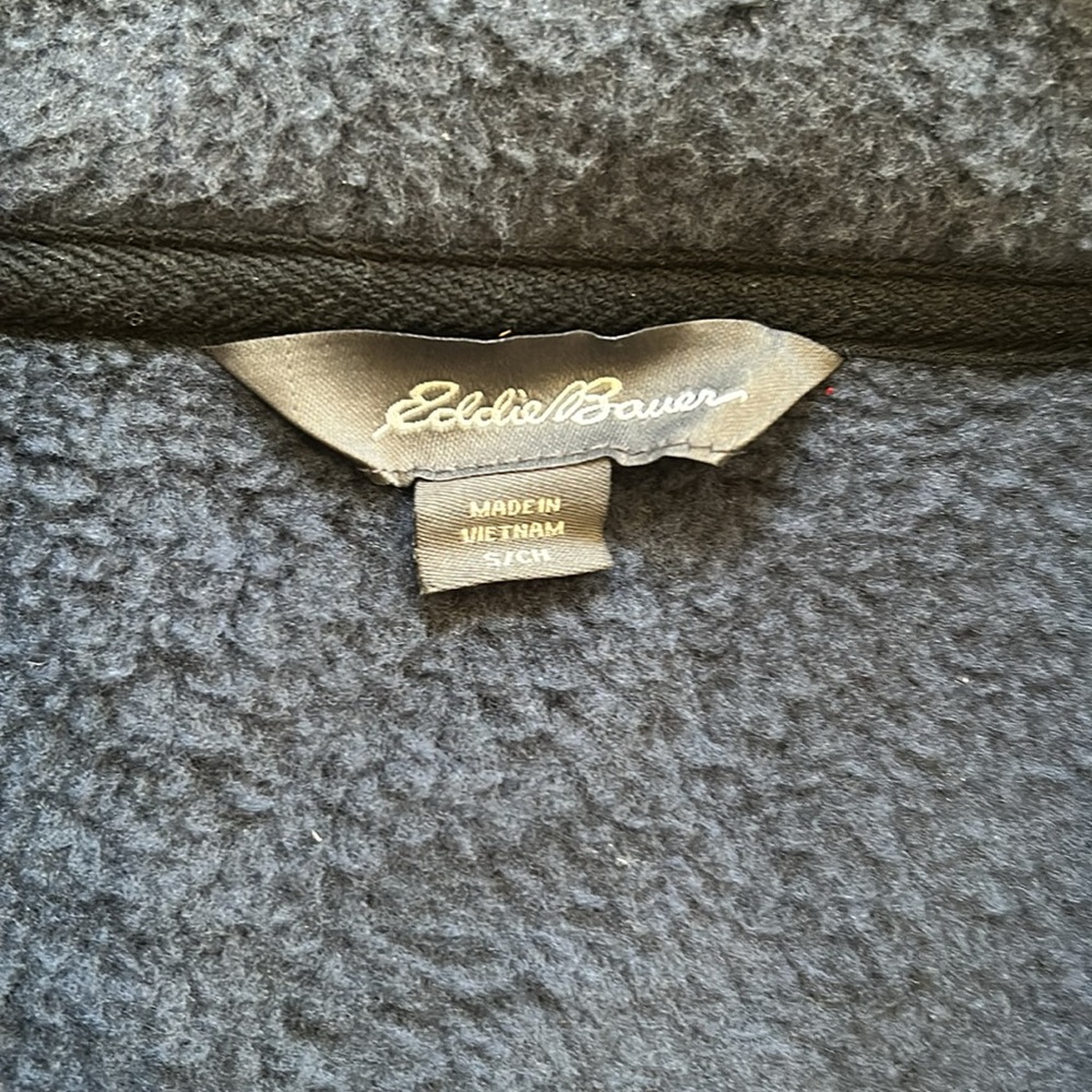 NWT Eddie Bauer Men’s Quarter Zip Sweater Fleece Small - Picture 2 of 9